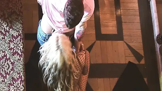 Uncovered Women Scene-2_sexy Busty Blonde in Lingerie Enjoys Rough Sex and Cumshot on Her Tits