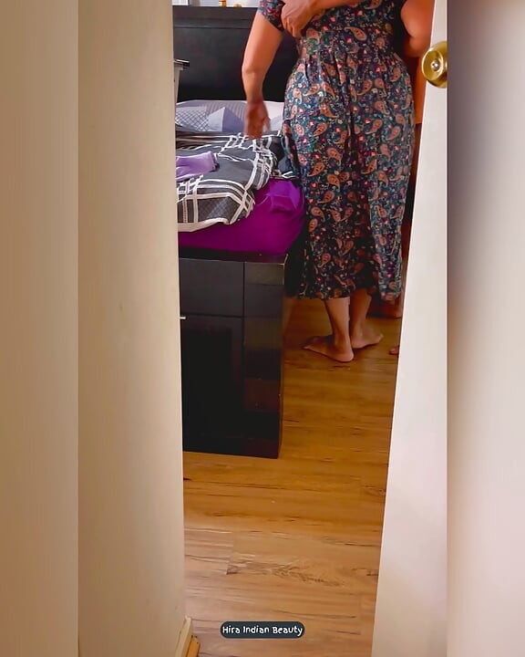 Peeping at My Parents Bedroom - My Dad Pounding Step Mom in Doggy Anal Pulling Mangalsutra