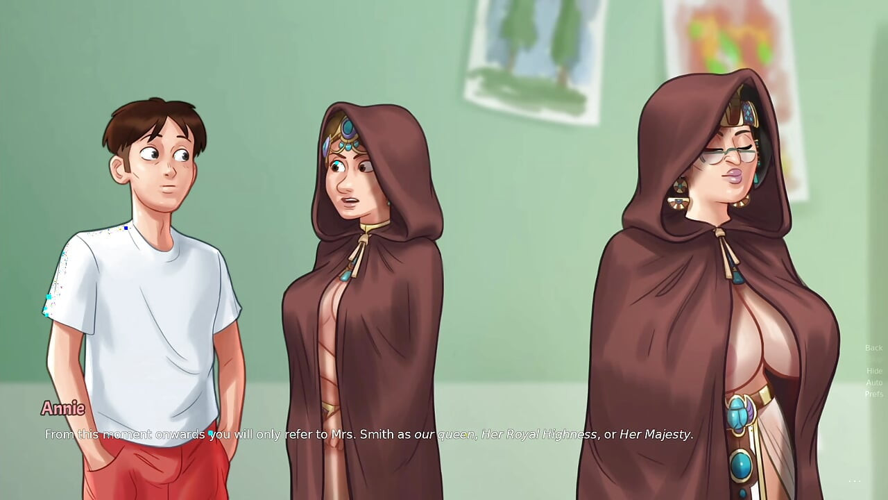 Kepsek berpayudara besar ingin lukisannya
