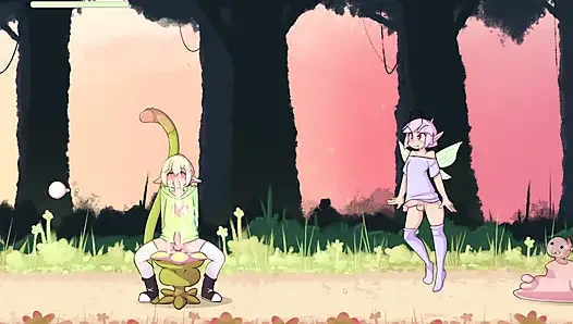 Futanari-mädchen mit riesigen schwänzen dominieren, kommen in Flüsse und zerreißen alle in 3D-Spielen, Animationen und Regel-34-Parodien. Nur