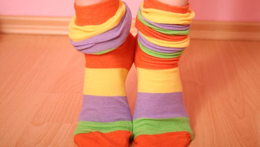 Sieht sexy aus in Socken