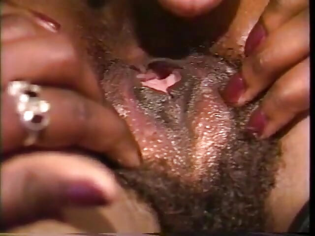 Three white guys all take turns with the slutty black girl's ass hole
