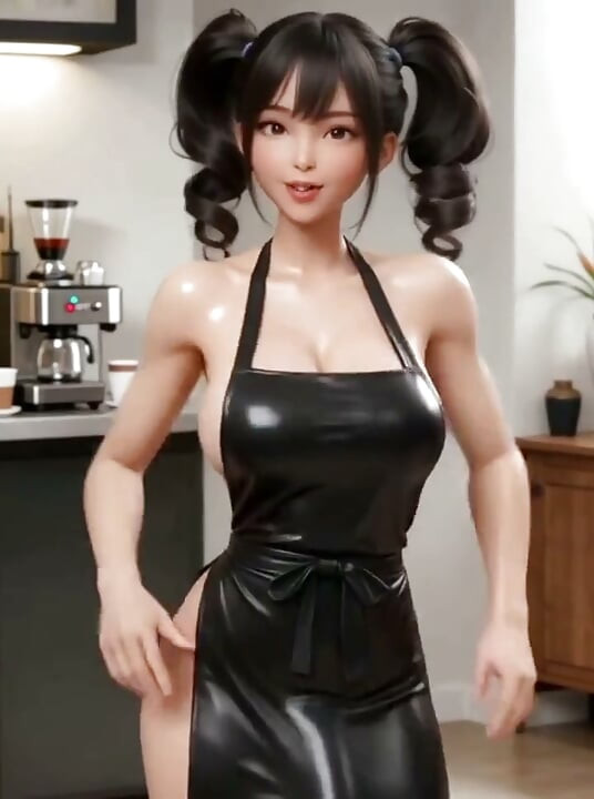 Genki Futanari Barista