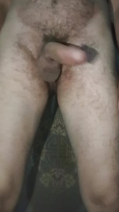Authentic cock masturbates