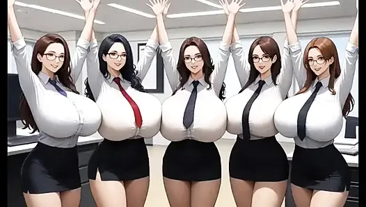 Lesbian kantor, ai animation