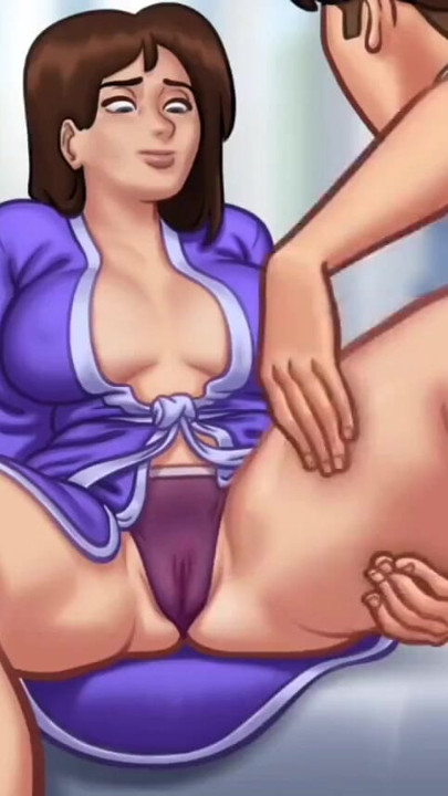 Anon นวดเซอร์ไพรส์ Debbie - เกม Saga เวลาฤดูร้อน คลิป 1
