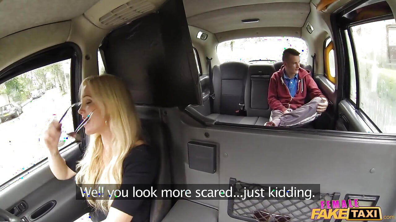 Female Fake Taxi - Feisty Driver Gives Steamy Blowjob to Naughty Student in Rebellious Car Hookup
