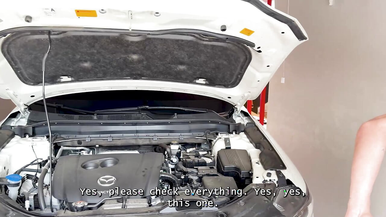 I'm getting off on my husband watching my mechanic's big, muscular cock fuck my tight, unfaithful pussy!