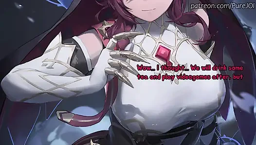 Rosaria from Genshin Impact makes your cock suffer (Edging JOI)