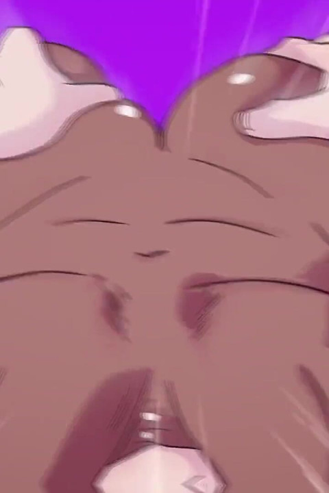 Curvas da bunda grande conhecem o caos do pau de desenho animado