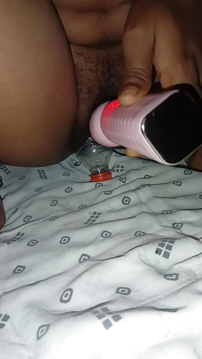 Putting a bottle in the