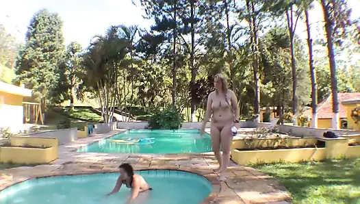 Pony Girl Swimmingpool Humiliation
