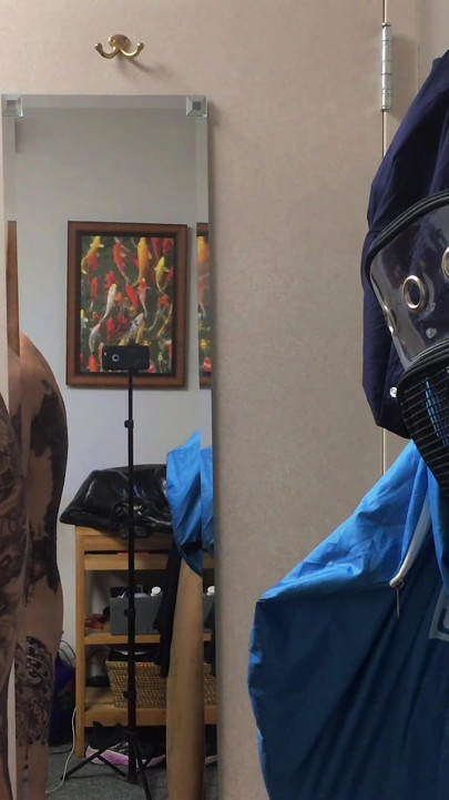 Face Tatted Masturbator