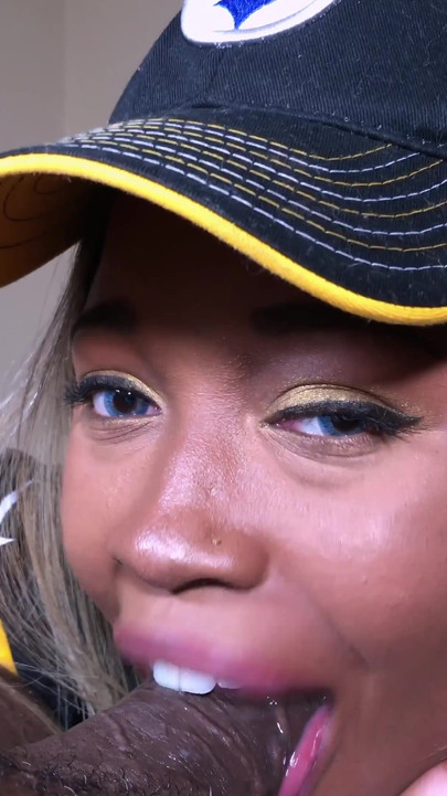 A Black and Yellow Blowjob From Nina Rivera