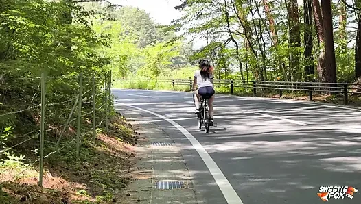 Busty Stranger on a Bicycle Asked for Help And Was Fucked Hard in the Anal - Sweetie Fox