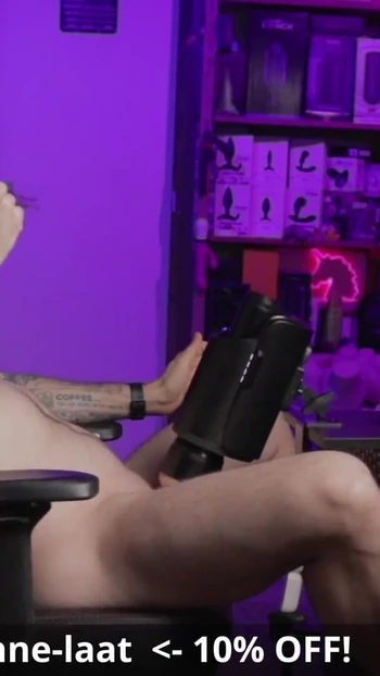 Stunning moment from "Testing the new Daphne Laat FeelStars stroker with my custom stroker case mod"