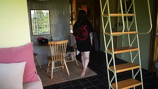 Meniduri saudara tiri seksi saya sampai saya membiarkannya menidurinya dan CUM di pantatnya yang ketat