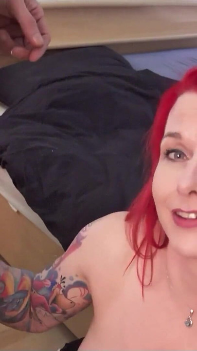 Unforgettable moment from "GERMAN SCOUT - Redhead Pale MILF Mina Knight Pickup for Casting Fuck in Berlin"
