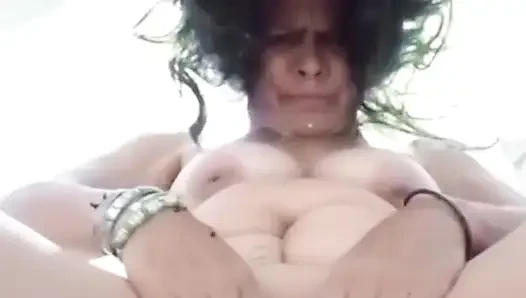 Granny in the shower