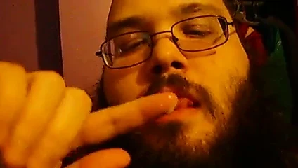Jerk and cum eating