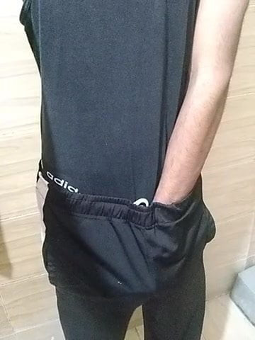 Young Boy in bathroom