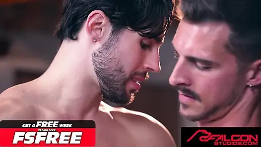 FALCON STUDIOS - jaxx cody ve michael vente kas masajı ham sikişe dönüşüyor
