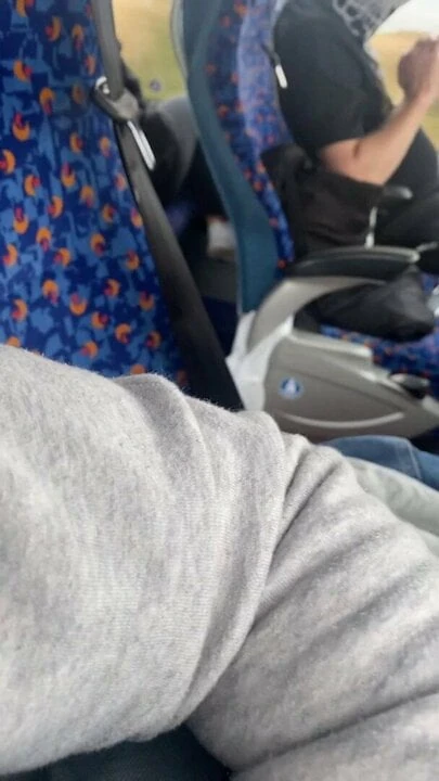 Show my dick on the bus for a straight guy