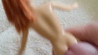 Redhead Barbie Takes Cock