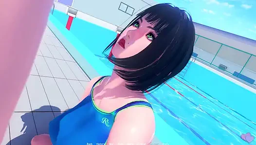 Murmur 12: memek helen dientot kontol adam di pinggir kolam renang