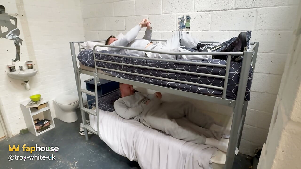 Straight Lad Gets Quick Blowjob From Cell Mate