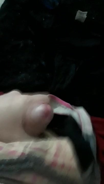 Quick Cum Masturbating with Cousins Panties