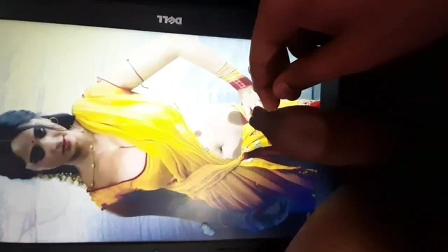 Anushka shetty hot cum tribute +blow