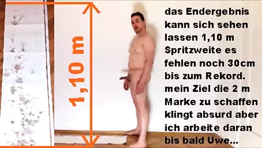 Spritzweitenmessung