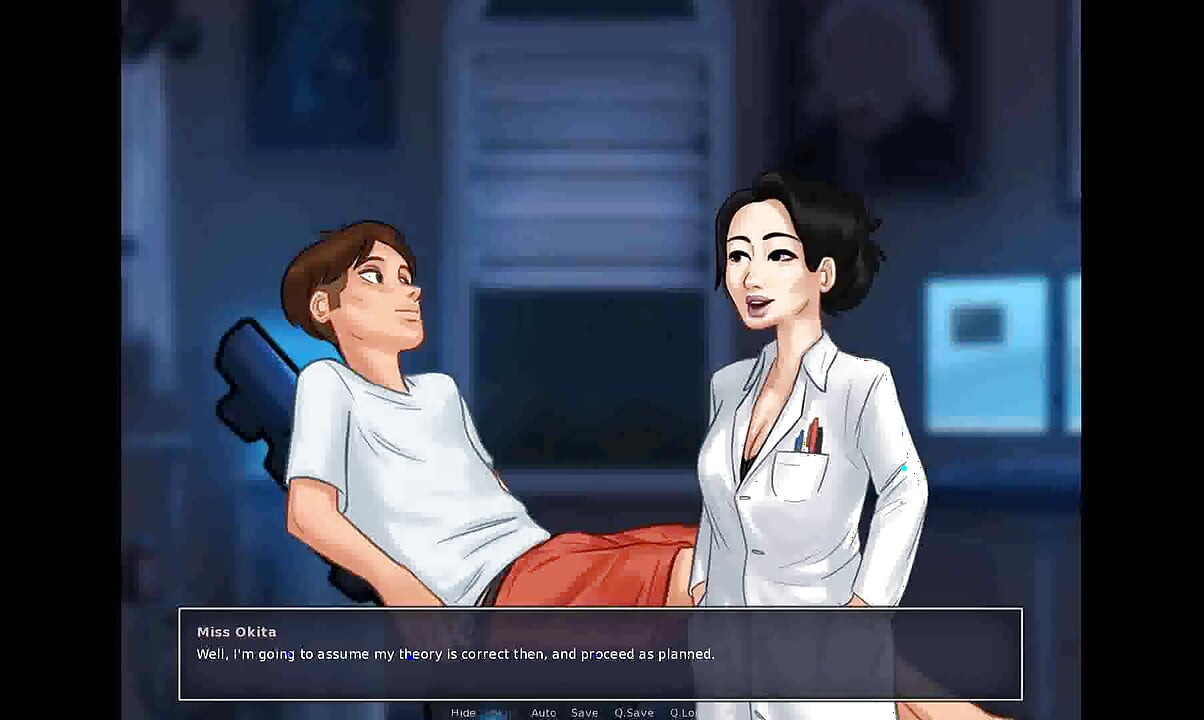 Saga de verano: profesora japonesa está ordeñando a un estudiante en su oficina ep 177