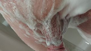 My cock soaped up
