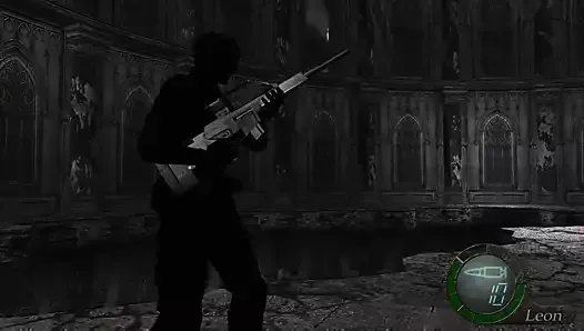 Resident evil 4-Glitch WHAT! happen to you Leon
