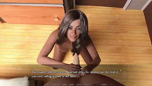 Sexy Girl Riding Alex Big Cock With Condom Cowgirl Style Sex