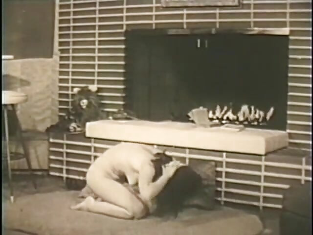 Hot lady in the sixties shows her charms