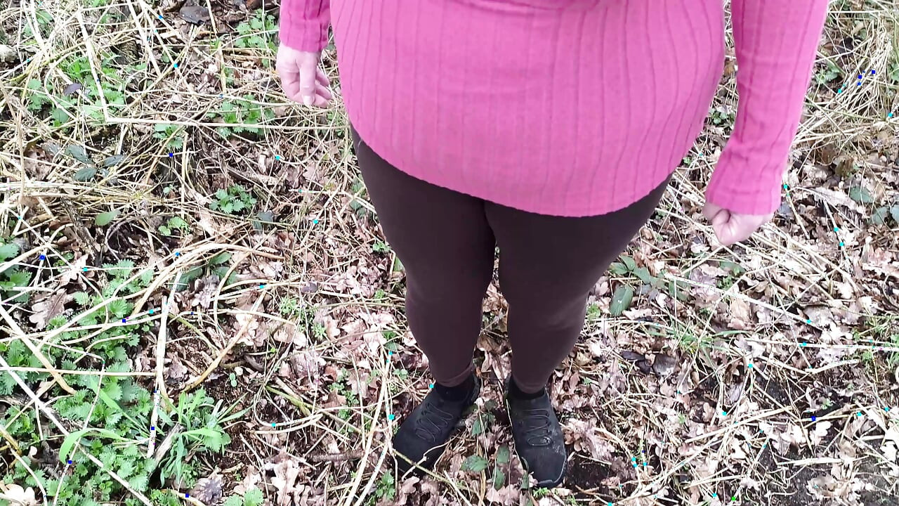 Going for a walk while beating your breasts