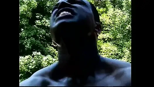 Wonderful Young Black Girl Enjoys Monster Black Cock That Cums on Her Mouth