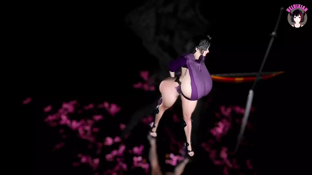 Minamoto Raikou - Sexy Dance (3D HENTAI)