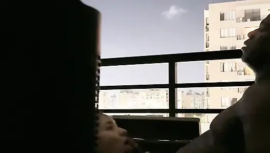 Saudara tiriku melemparkan banyak air maninya ke wajahku -pasangan amatir- nysdel