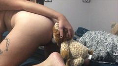 Girl Farting On Stuffed Animal