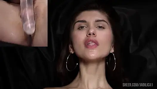 Tight Pussy Gets Lots of Orgasms Playing 1 on 1 with the Camera