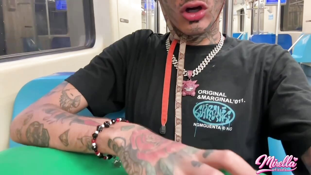 Sie kann es nicht ertragen, die Lautstärkemarkierungen zu sehen, und hat mich in die U-Bahn von São Paulo gesaugt