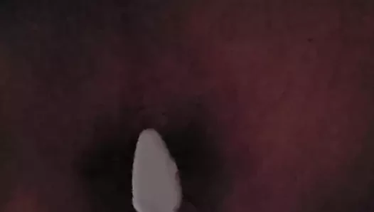 칫솔로 청소하는 애널