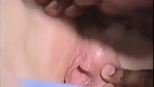Black and white pussy licking fingering dildo penetrated