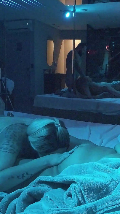 Trans Twerking with Cock in Ass While Eating My Wife’s Pussy