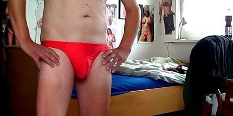 roter sexy string