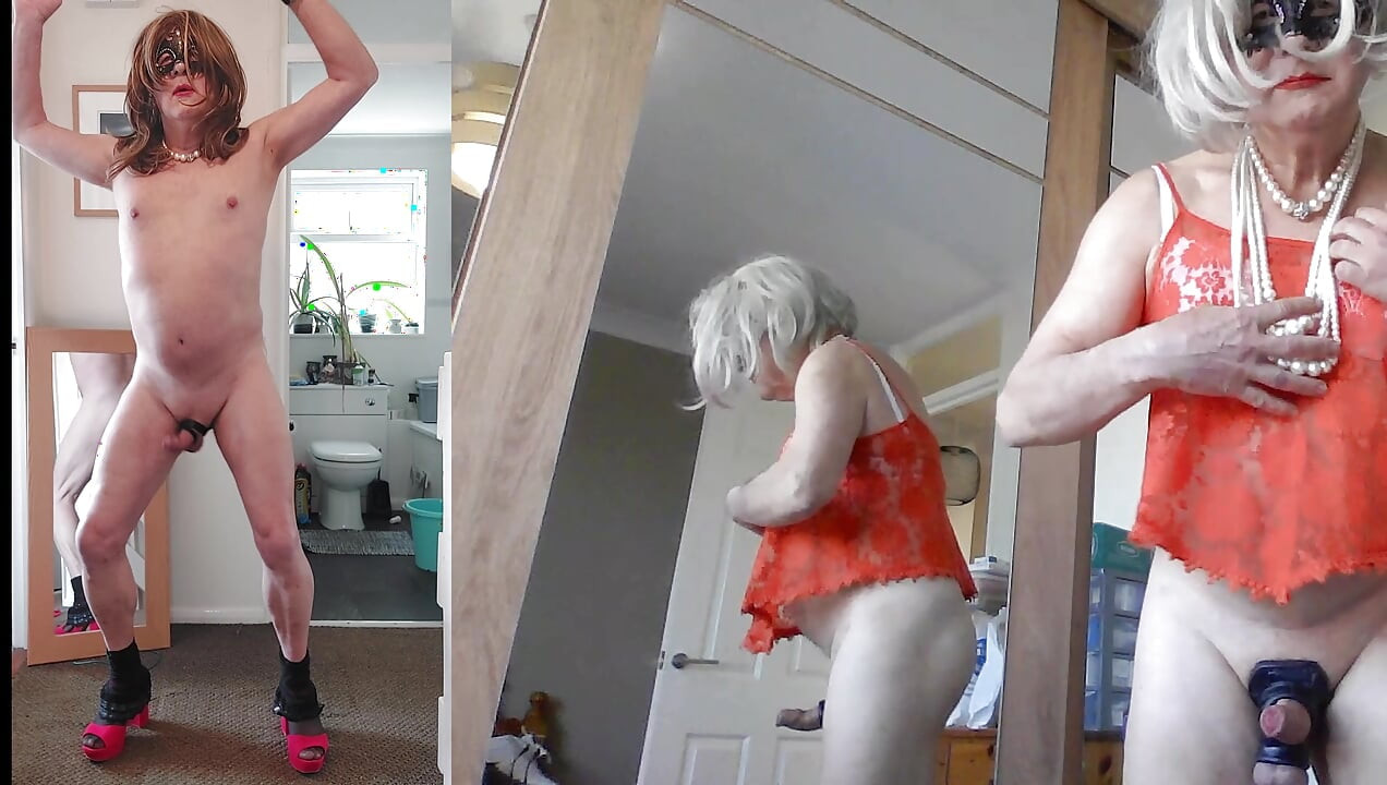 Cross Dressing and Wanking